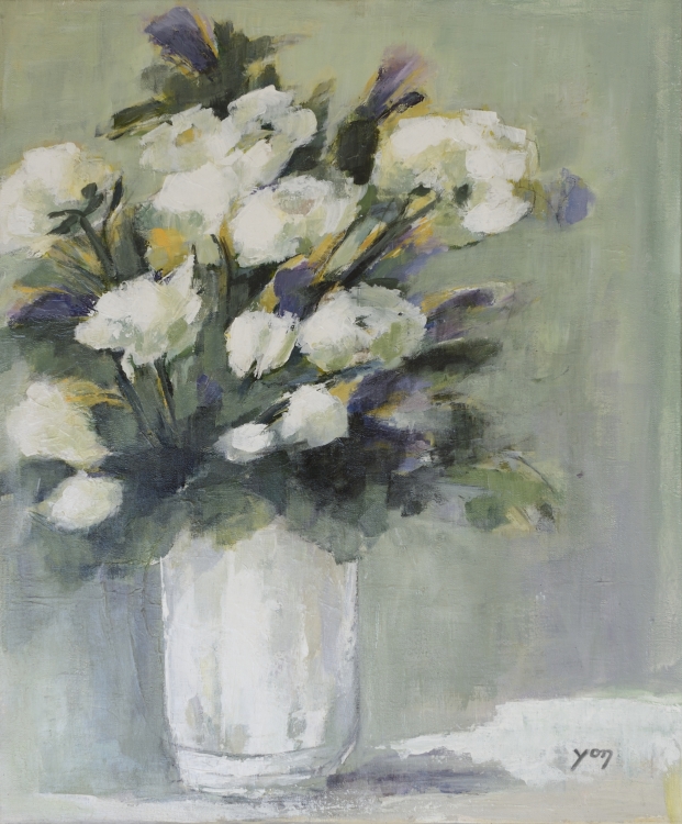 021-Bouquet blanc - Jacqueline YON