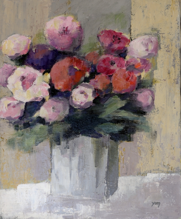022-Bouquet rose - Jacqueline YON
