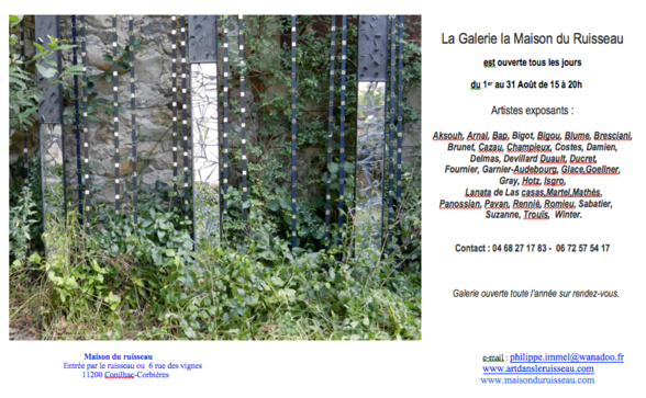 Galerie "La Maison du Ruisseau" - Cornilhac-Corbières Galerie "La Maison du Ruisseau" - Cornilhac-Corbières