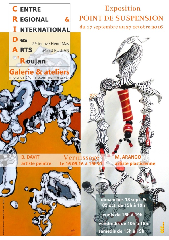 Exposition Point de Suspension - Roujan Exposition Point de Suspension - Roujan