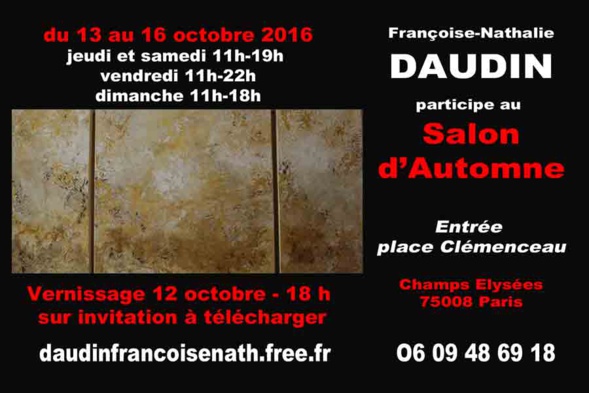 SALON D'AUTOMNE, aux Champs Elysées à Paris SALON D'AUTOMNE, aux Champs Elysées à Paris