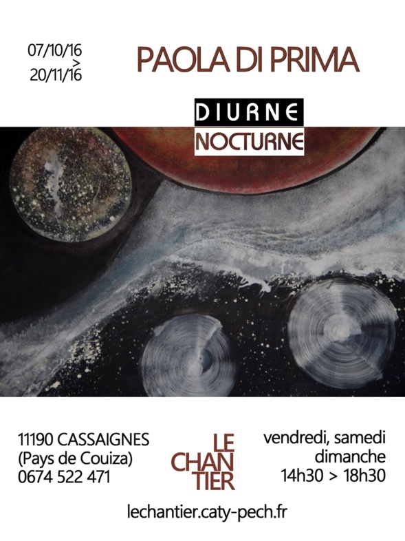 Expo de la rentrée : PAOLA DI PRIMA - Cassaignes Expo de la rentrée : PAOLA DI PRIMA - Cassaignes
