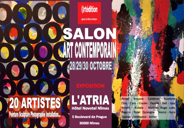 Salon d'Art Contemporain - Nîmes à L'ATRIA Salon d'Art Contemporain - Nîmes à L'ATRIA