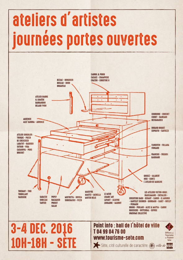 Exposition A 24 - Journées Ateliers Portes Ouvertes - Ancien collège Victor-Hugo - Sète Exposition A 24 - Journées Ateliers Portes Ouvertes - Ancien collège Victor-Hugo - Sète