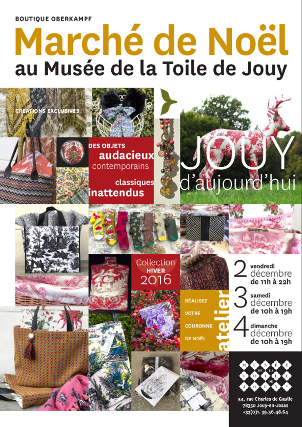 Marché de Noël du Musée de la Toile de Jouy - Jouy en Josas Marché de Noël du Musée de la Toile de Jouy - Jouy en Josas