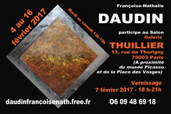 Françoise-Nathalie Daudin - GALERIE THUILLIER - Paris Françoise-Nathalie Daudin - GALERIE THUILLIER - Paris