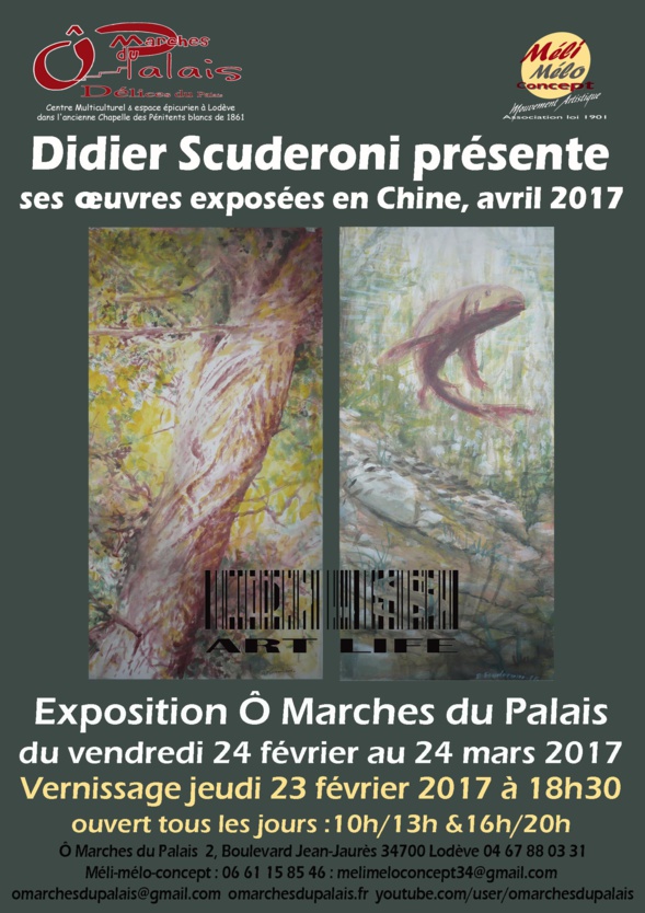 Didier Scuderoni - expose à Lodève Didier Scuderoni - expose à Lodève