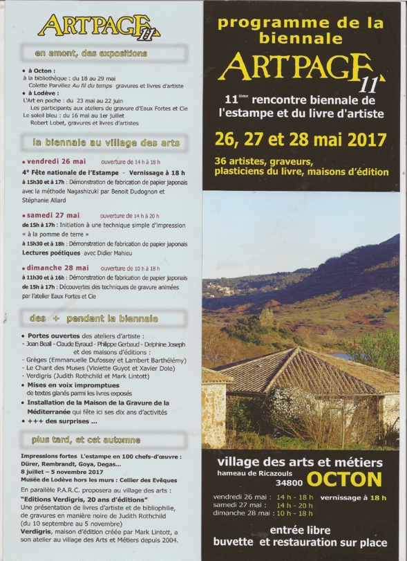 ARTPAGE à OCTON ARTPAGE à OCTON