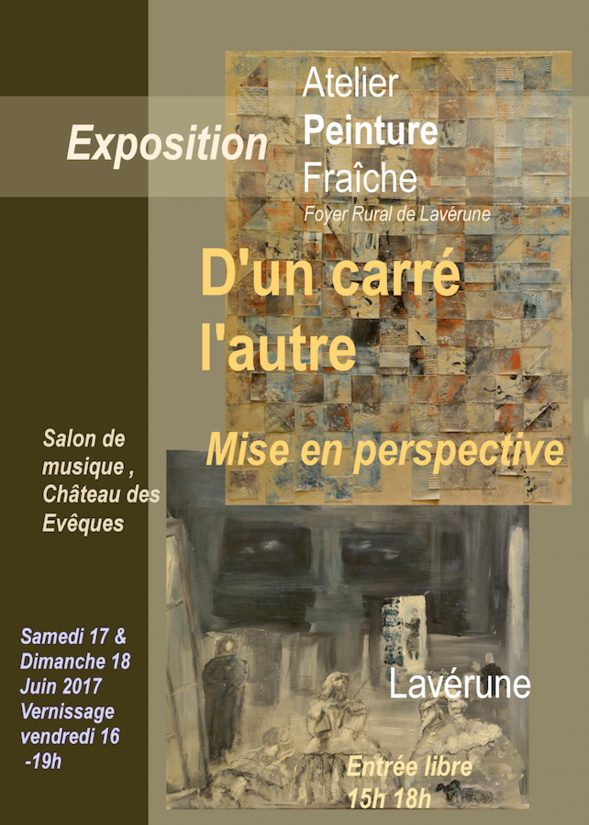 Exposition "D'un Carré l'Autre" - Lavérune