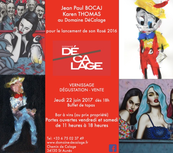 Bocaj et Karen Thomas au Domaine DéCalage à Saint Aunès Bocaj et Karen Thomas au Domaine DéCalage à Saint Aunès