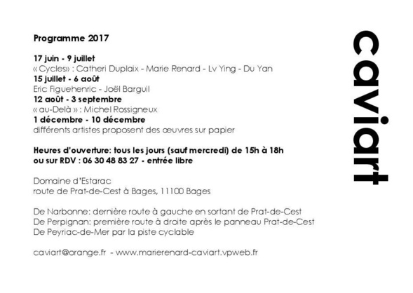 Association caviart Domaine d’Estarac - 11100 Bages Association caviart Domaine d’Estarac - 11100 Bages