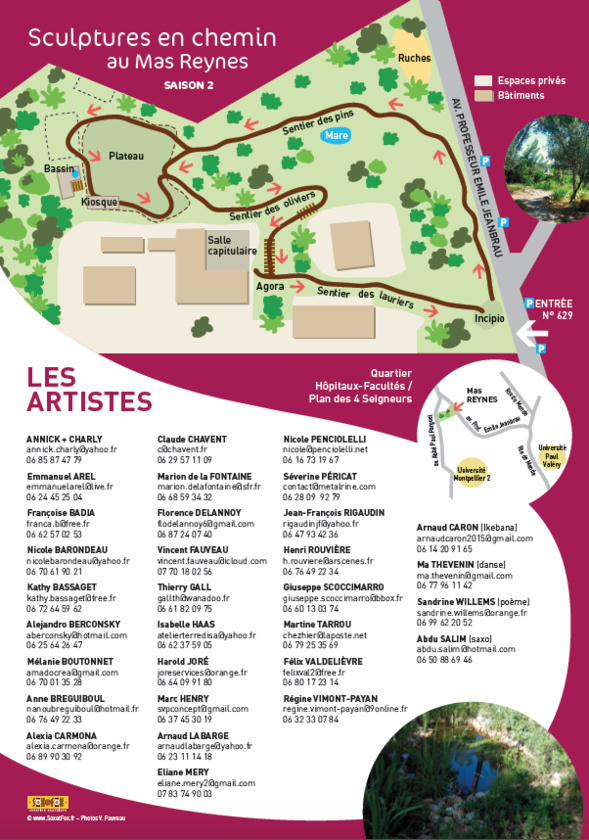 Exposition Sculptures au Mas Reynes - Montpellier