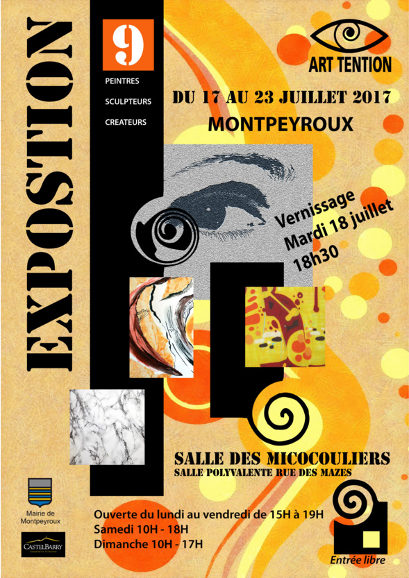 Exposition Art Tention - Montpeyroux