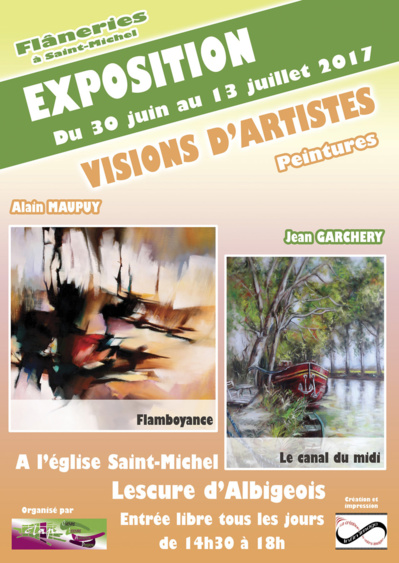 Exposition : Visions d'artistes - Lescure d'Albigeois Exposition : Visions d'artistes - Lescure d'Albigeois
