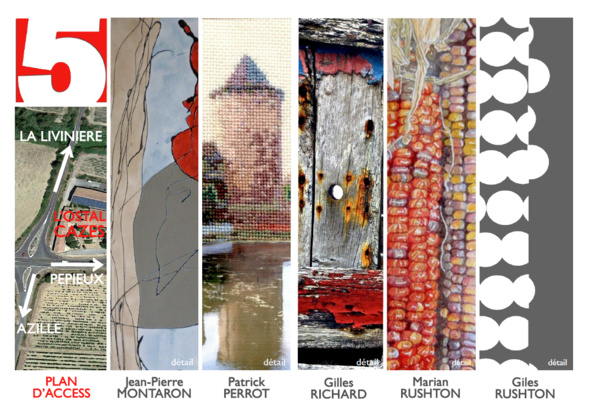 Les 5 du Minervois exposent à l'Ostal Cazes - La Livinière Les 5 du Minervois exposent à l'Ostal Cazes - La Livinière