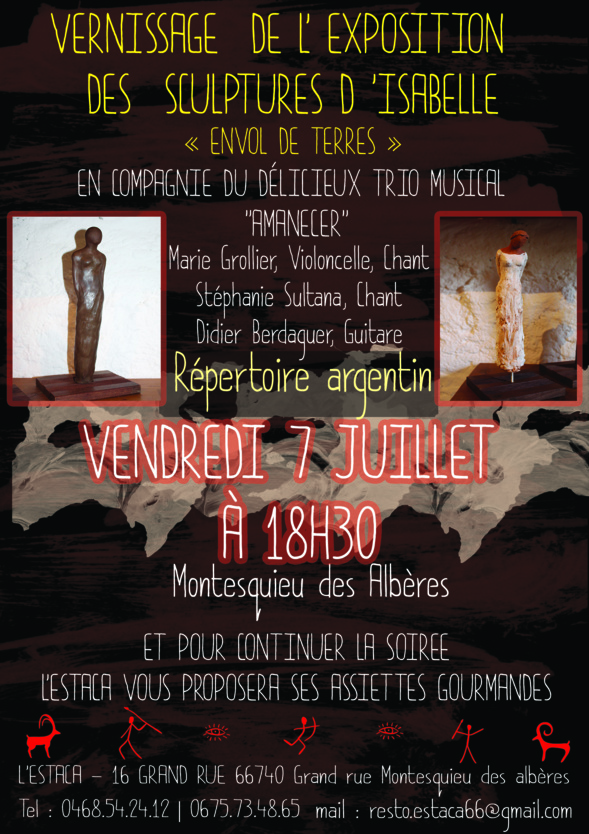 Isabelle Buissonnet expose à Montesquieu-des-Albères Isabelle Buissonnet expose à Montesquieu-des-Albères