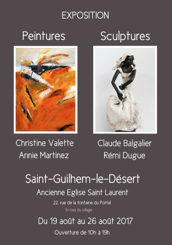 Exposition  à Saint Guilhem le Dèsert