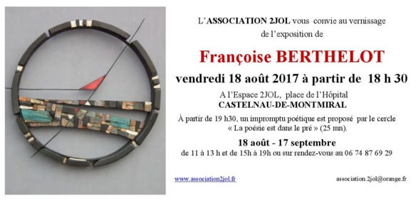 Exposition de Françoise Berthelot - Castelnau-de-Montmiral Exposition de Françoise Berthelot - Castelnau-de-Montmiral