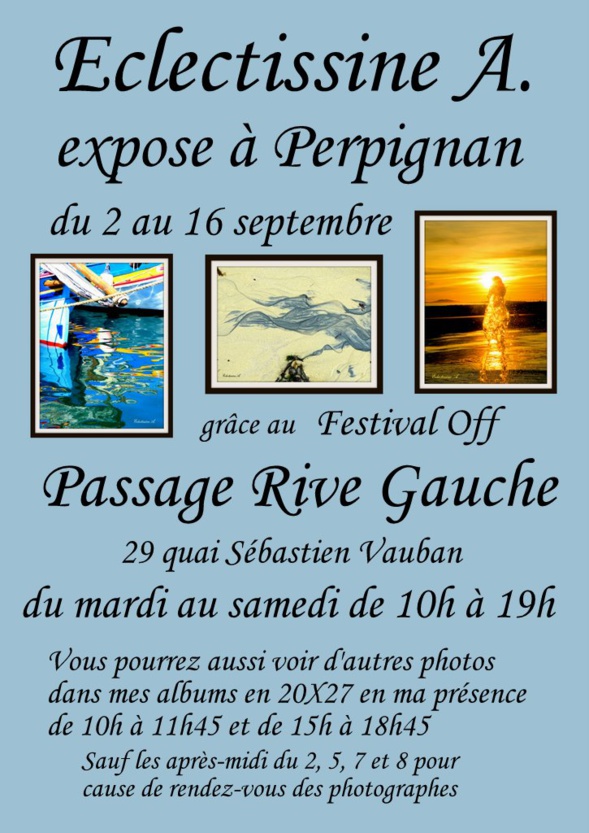 Eclectissine A. - Perpignan - Festival Off de Visa Pour l'Image Eclectissine A. - Perpignan - Festival Off de Visa Pour l'Image