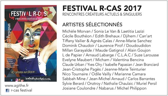 FESTIVAL R-CAS (Rencontres Créateurs Actuels & Singuliers) - Perpignan