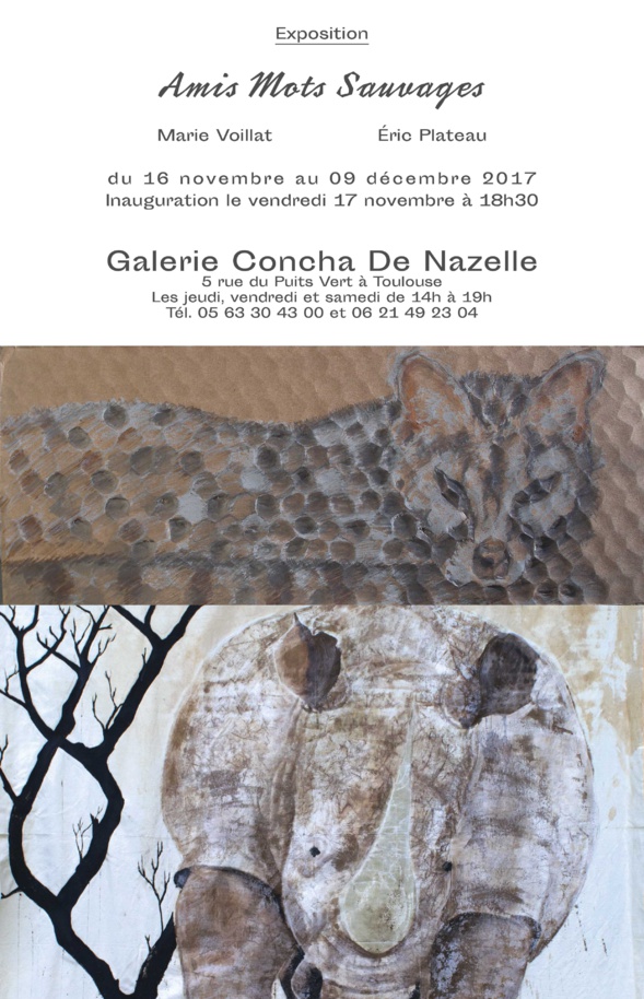 Exposition Eric Plateau et Marie Voillat , Galerie Concha de Nazelle