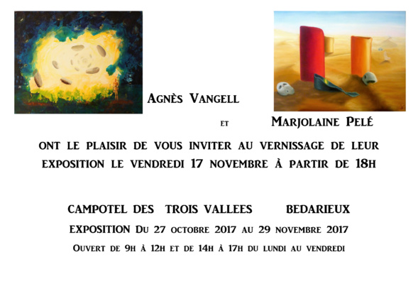 Exposition au Campotel des Trois Vallées à Bédarieux