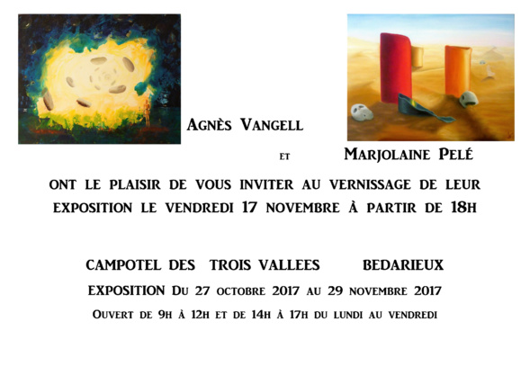 Exposition au Campotel des Trois Vallées à Bédarieux Exposition au Campotel des Trois Vallées à Bédarieux