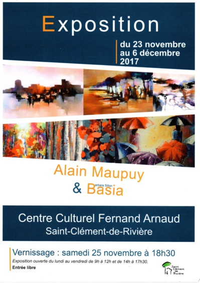 EXPOSITION DE PEINTURE à St. Clément-de-Rivière (34) EXPOSITION DE PEINTURE à St. Clément-de-Rivière (34)