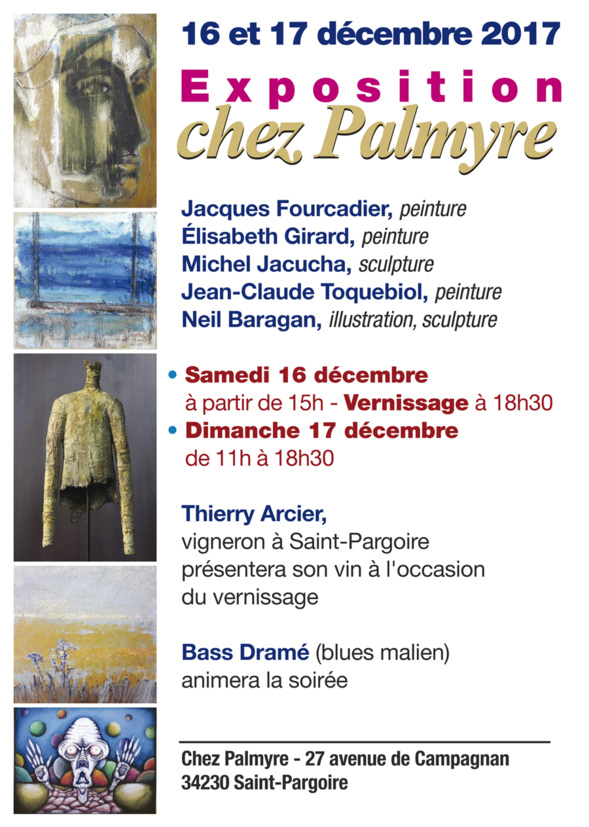 Exposition "Chez Palmyre" - Saint-Pargoire Exposition "Chez Palmyre" - Saint-Pargoire