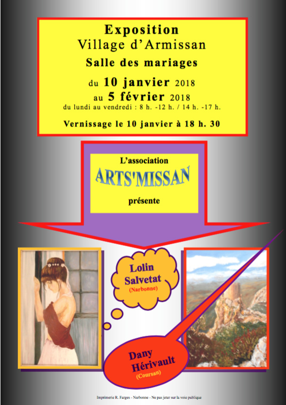 Exposition - HERIVAULT & LOLIN - Armissan Exposition - HERIVAULT & LOLIN - Armissan