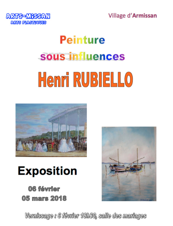 Henry RUBIELLO expose à Armisan Henry RUBIELLO expose à Armisan