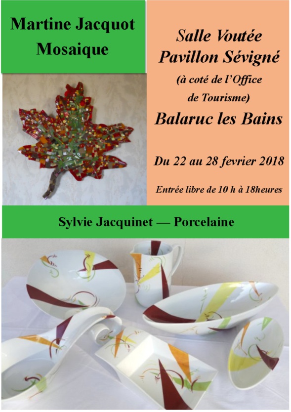 Martine Jacquot expose - Balaruc-les-Bains