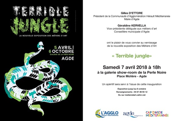 exposition "Terrible jungle" - Galerie la Perle Noire - Agde exposition "Terrible jungle" - Galerie la Perle Noire - Agde