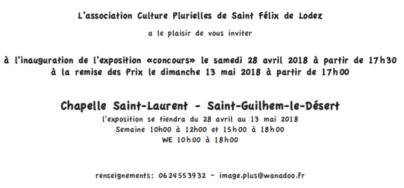 Exposition concours "L'art botanique" - Saint-Guilhem-le-Désert