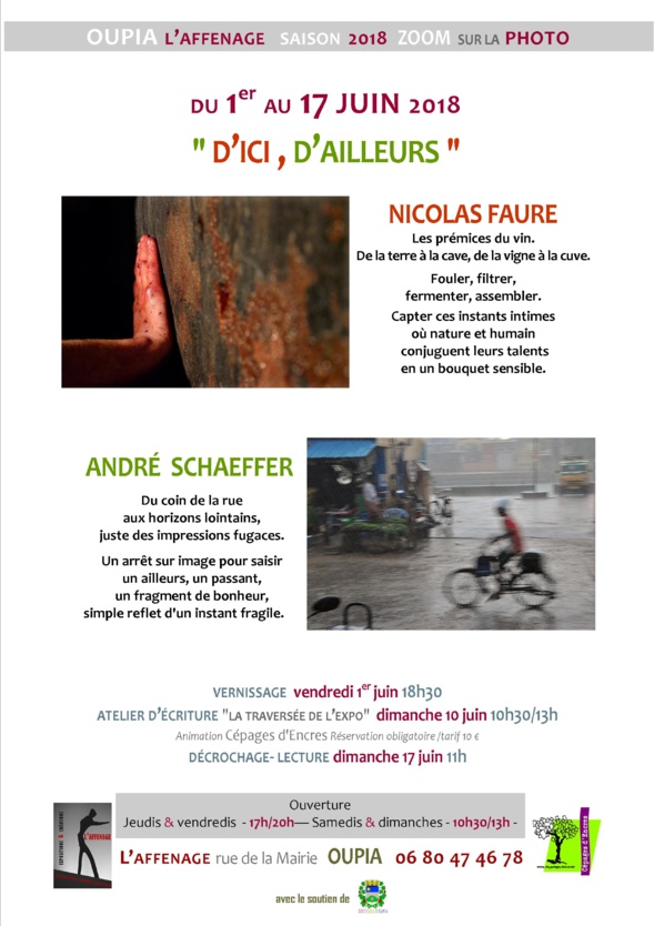 Affenage - Oupia - nouvelle expo .... Affenage - Oupia - nouvelle expo ....