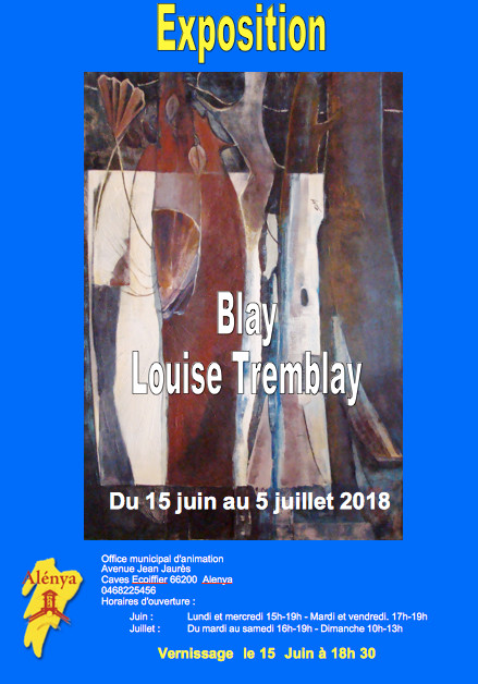 Paysages masqués - Exposition de Louise Tremblay - Alénya (66).