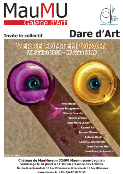 Maumu invite Dare d’Art – verre contemporain.