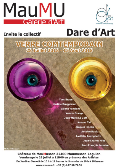 Maumu invite Dare d’Art – verre contemporain. Maumu invite Dare d’Art – verre contemporain.