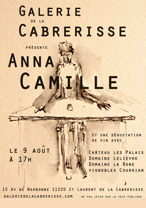 Exposition Anna Camille - Galerie de la Cabrerisse