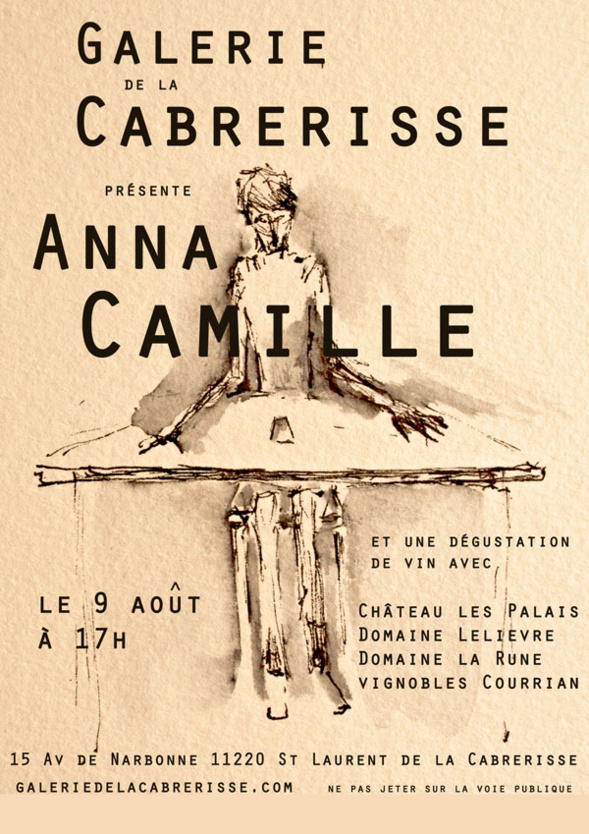 Exposition Anna Camille - Galerie de la Cabrerisse Exposition Anna Camille - Galerie de la Cabrerisse