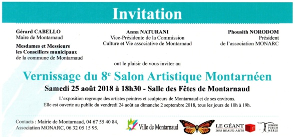 SALON ARTISTIQUE MONTARNÉEN 8ème - Montarnaud SALON ARTISTIQUE MONTARNÉEN 8ème - Montarnaud