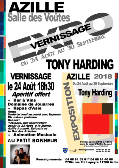 Exposition Tony Harding - AZILLE 11700 Exposition Tony Harding - AZILLE 11700