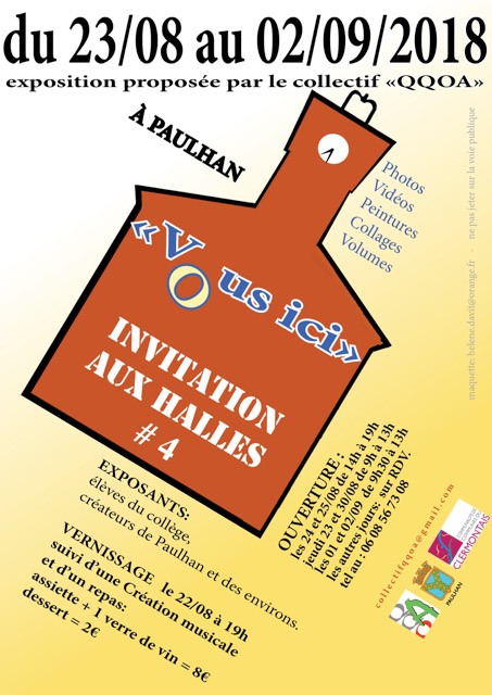 Exposition "Vous ici" - Halles de Paulhan Exposition "Vous ici" - Halles de Paulhan