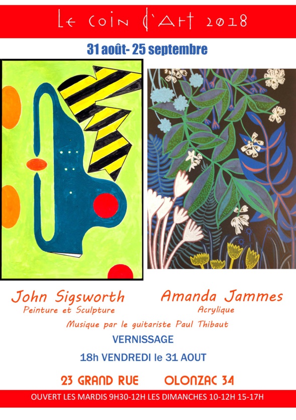 Expo au Coin d'Art - Olonzac Expo au Coin d'Art - Olonzac