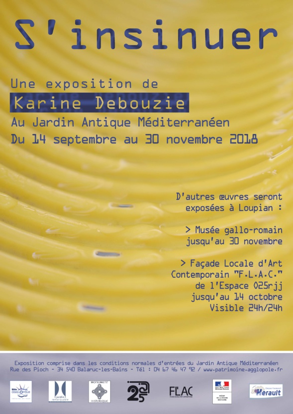 Exposition - S'INSINUER de Karine Debouzie - Loupian Exposition - S'INSINUER de Karine Debouzie - Loupian
