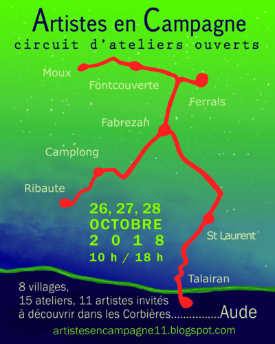 Artistes en Campagne, circuit d'ateliers - St. Laurent de la Cabrerisse