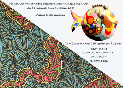 Première Exposition chez ETAT D'ART à Sète Première Exposition chez ETAT D'ART à Sète