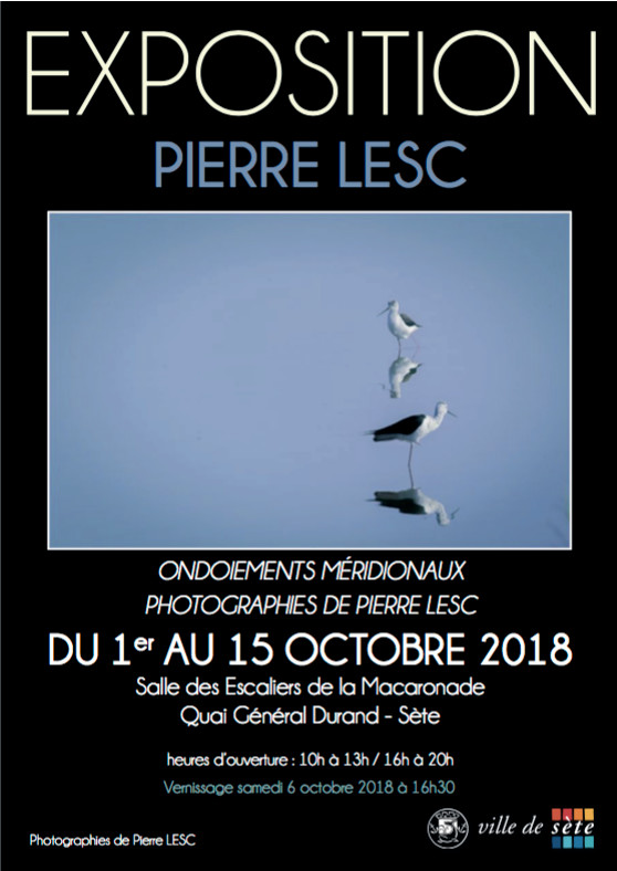 Exposition Pierre Lesc - Sète Exposition Pierre Lesc - Sète