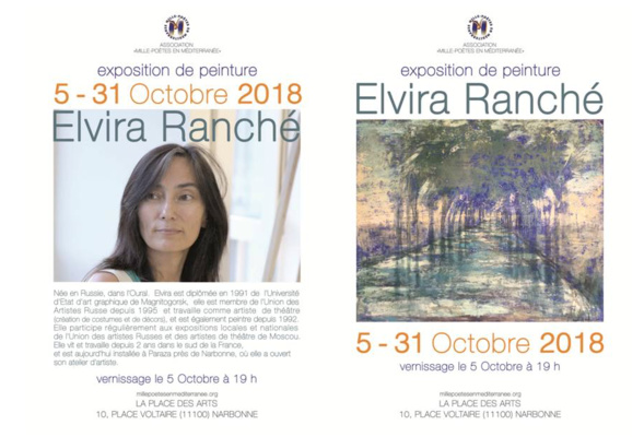 Elvira Ranché expose à Narbonne Elvira Ranché expose à Narbonne