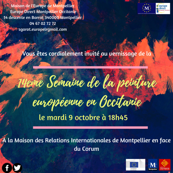 14EME SEMAINE DE LA PEINTURE EUROPÉENE EN OCCITANIE 14EME SEMAINE DE LA PEINTURE EUROPÉENE EN OCCITANIE